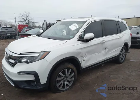 2019 Honda Pilot Ex-L z USA, uszkodzony, nr VIN 5FNYF5H58KB033864